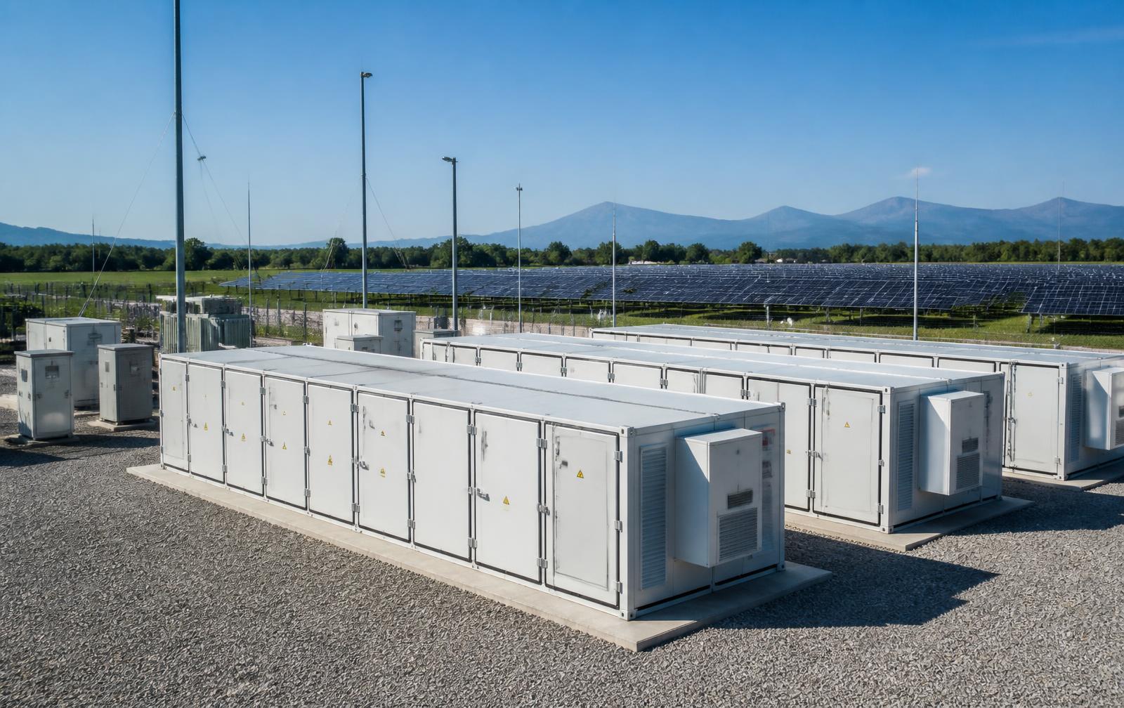 Commercial battery energy storage facility